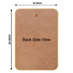 SAF Beige & Brown Boho Planet Wooden Wall Art image 2