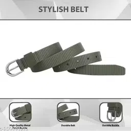 Aadikart Men Textured Belt image 2