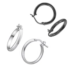 shobhram Unisex Black Earrings-picture-41