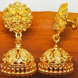 arch fashion Contemporary Jhumkas Earrings image 3