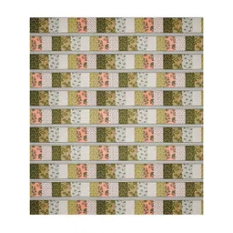 Kuber Industries Green & White Printed 144 TC Cotton King Bedsheet Set 2.40 m x 2.25 m image 5