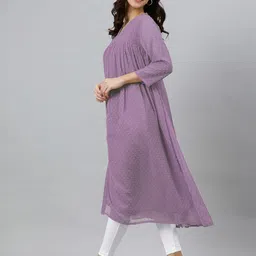 Janasya Women Anarkali Kurta image 2
