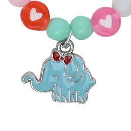 asthetika kids Asthetika Girls Elephant Charm Artificial Beaded Bracelet image 5