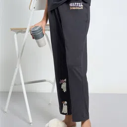Dreamz by Pantaloons Women Printed Pure Cotton Straight-Leg Lounge Pants-picture-32