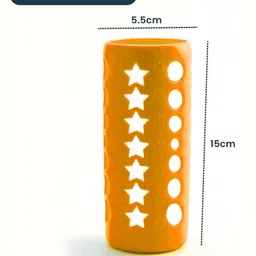 Safe-O-Kid Silicone Insulated Feeding Bottle Cover Yellow - Fits to 250 ml Bottle image 3