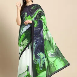 BUTA BUTI Abstract Printed Pure Cotton Saree-picture-23