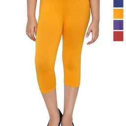 FRENCH KLEIDER Girls Pack of 5 Slim Fit Mid-Rise Capris-picture-24