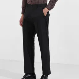 The Indian Garage Co. X Luxe Men Self Design Trousers image 4