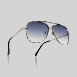 Irayz Unisex Blue Lens & Silver-Toned Aviator Sunglasses with-picture-40