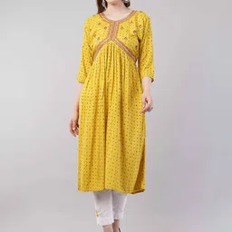 JIDI FASHION Women Printed Sequinned Anarkali Kurta-picture-31