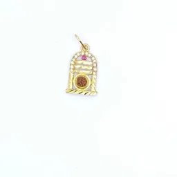 RAVIOUR LIFESTYLE Geometric Lord Mahakal Mahadev shivling with Rudraksha Pendant-image-72