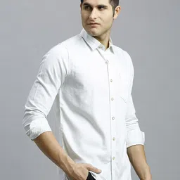 Reid & Taylor Men Slim Fit Opaque Casual Shirt image 5