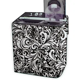 The Furnishing Tree PVC Waterproof Semi Automatic Washing Machine Cover Compatible for LG 7 Kg, 7.5 image 2