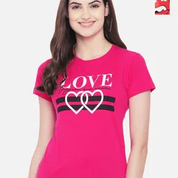 Dreambe Women Typography Printed T-shirt-picture-11