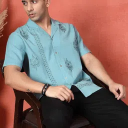 Mast & Harbour Men Classic Printed Casual Shirt-picture-41