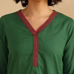 LIMEROAD Women Gotta Patti Kurta image 3