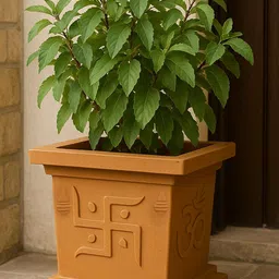 Go Hooked 9 Inch Pot Traditional Planter image 5