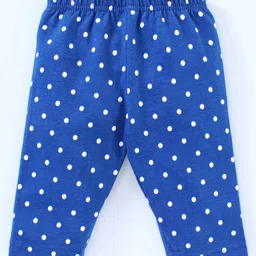 Babyhug Three Fourth Leggings Pack of 2 - Blue Pink image 4