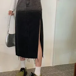 StyleCast x Revolte Straight Midi Skirt image 4