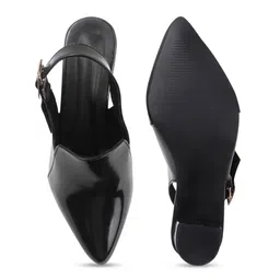 TRYME Women Pointed Toe Block Heels Mules image 4