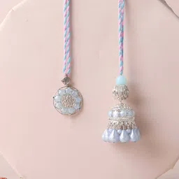 fnp Artificial Beaded Bhaiya-Bhabhi Rakhi-image-34