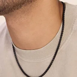 LITCHI Black Stainless Steel Necklace image 5