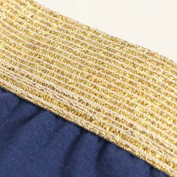 Babyoye Full Length Leggings Golden Heart Print - Navy Blue image 5