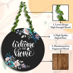 Multicolour Engineered Wood Wall Hanging by Suveharts image 4