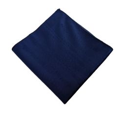 VOICI Navy Blue Solid Velvet Pocket Squares-picture-39
