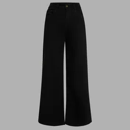 Miss Chase Women Wide Leg High-Rise Stretchable Jeans-picture-10