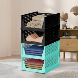 RUBOXA Green Set of 4 Regular Multi-Utility Organisers-picture-27
