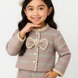 Le Nino Girls Striped Tunic with Palazzos image 3