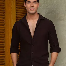 R.Code by The Roadster Life Co. Premium Geometric Printed Spread Collar Long Sleeves Shirt-picture-16