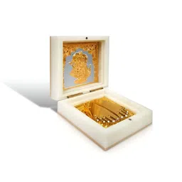 Adhvik Gold-Toned Religious Figurine Showpiece image 2