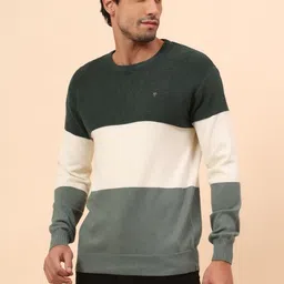 Cantabil Men Colourblocked Pullover image 2