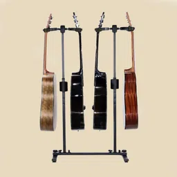 techno 4 Guitar Floor Stand| Heavy-Duty Iron Multi-Guitar Rack -Foldable & Space-Saving Hanger Hanger-picture-25