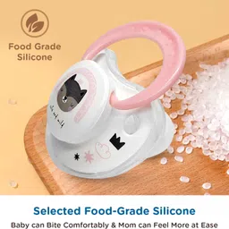 meemee Pacifier Soft Silicone Nipple| BPA Free | Oral Stimulatory | Teether - Pack of 2 Soother image 5