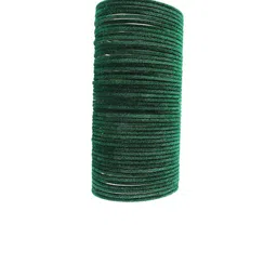 zulka Set of 48 Plain Velvet Finish Metal Bangle image 2