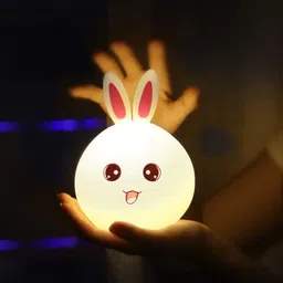 king and queen store Bunny/Rabbit Night Lamp for Kids,Gift for Girls/Boys,Color Changing Light Night Lamp-picture-21