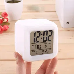 tradezon Digital White Clock image 5