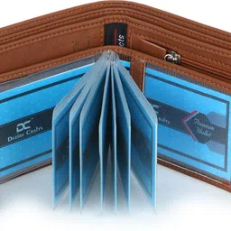 dezire crafts Men Casual, Ethnic, Evening/Party, Travel, Formal, Trendy Tan Artificial Leather Wallet - Regular Size-picture-16