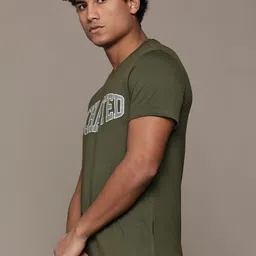 Roadster The Life Co. Typography Printed T-shirt image 3