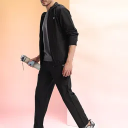 HRX by Hrithik Roshan Hooded Rapid-Dry Running Tracksuit image 2