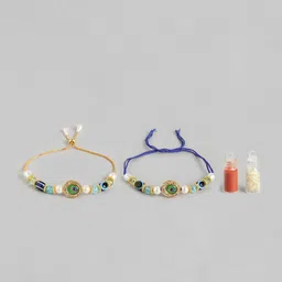 House of Pataudi Bhai Bhabhi Rakhi Gift Set image 1