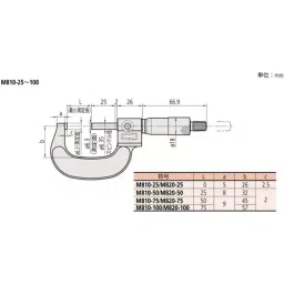 Mitutoyo M820-25 Count Outer Micrometer 0-25 mm Measuring Range 1994754-picture-24