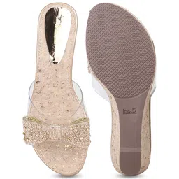 Inc 5 Embellished Party High-Top Wedge Mules image 4