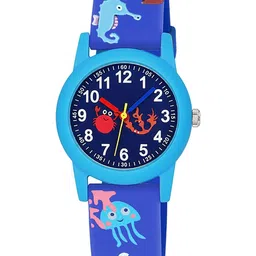 Time Up Unisex Kids Printed Dial & Textured Straps Analogue Watch BTR-CURV-2-picture-29