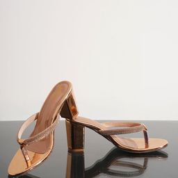 JM Looks Embellished Party Block Sandals-picture-25