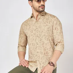 BYFORD by Pantaloons Men Slim Fit Floral Opaque Printed Casual Shirt-picture-40
