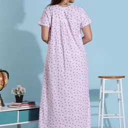 9shines Label Printed Maxi Nightdress image 4